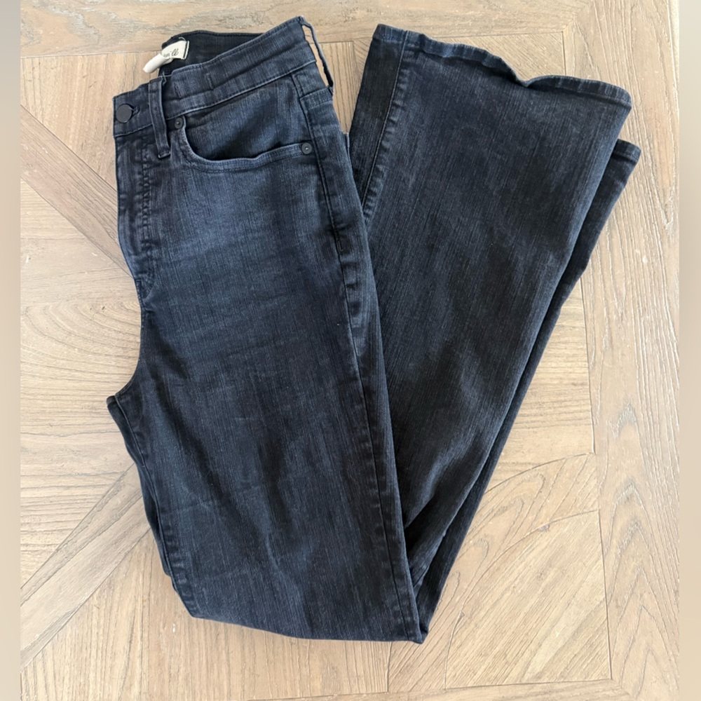 Madewell Black Skinny Flare Denim Jeans